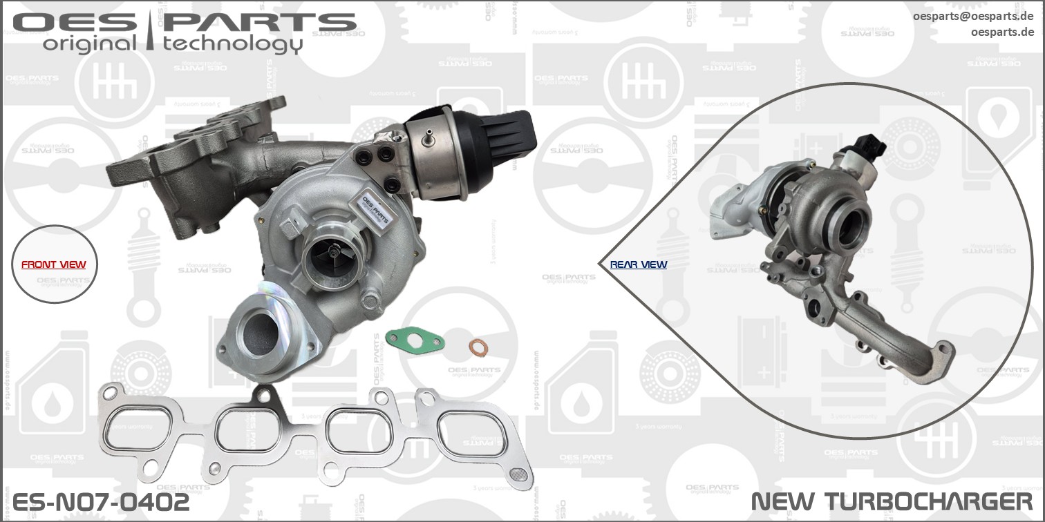 Turbocharger OES PARTS ES-N07-0402
