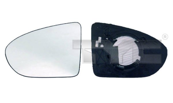Mirror Glass, outside mirror TYC 324-0030-1