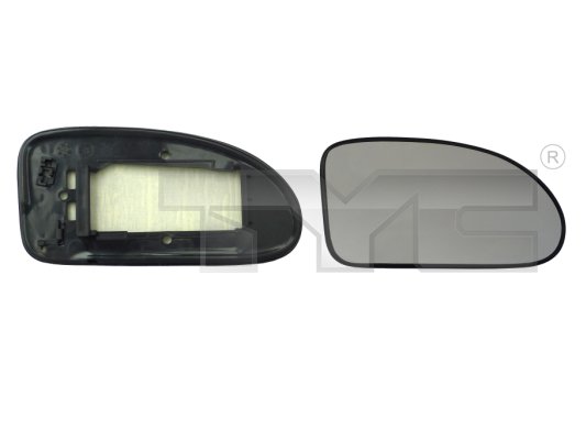 Mirror Glass, outside mirror TYC 310-0027-1