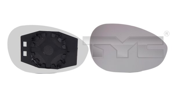 Mirror Glass, outside mirror TYC 309-0063-1