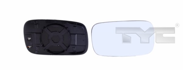 Mirror Glass, outside mirror TYC 337-0033-1