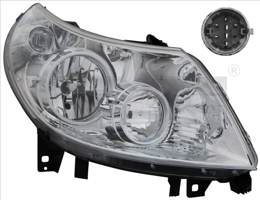 Headlight TYC 20-11333-15-2