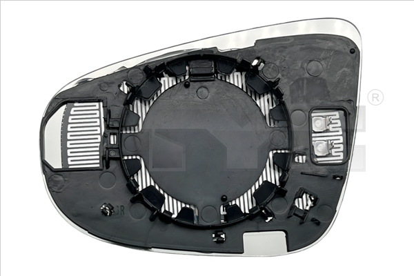 Mirror Glass, outside mirror TYC 337-0171-1