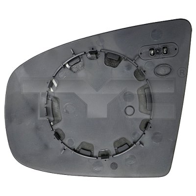 Mirror Glass, outside mirror TYC 303-0102-1