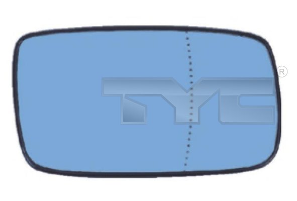 Mirror Glass, outside mirror TYC 338-0009-1
