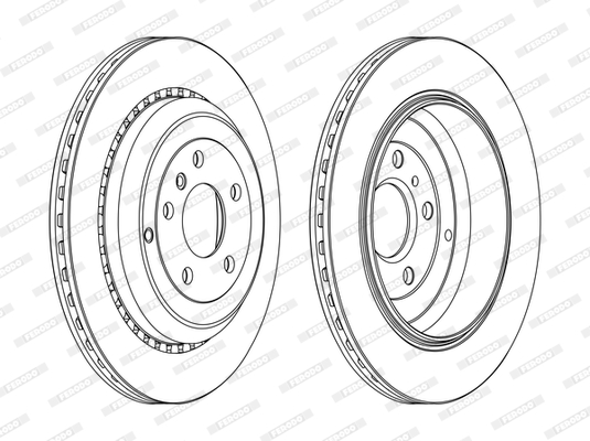 Brake Disc FERODO DDF1531C