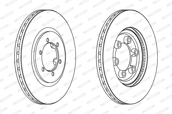 Brake Disc FERODO DDF1605