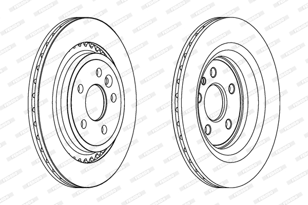 Brake Disc FERODO DDF1681C