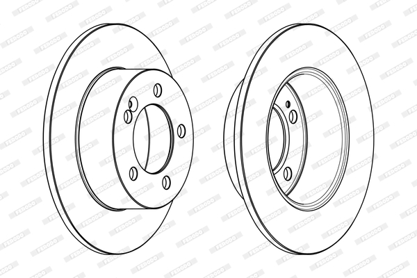Brake Disc FERODO DDF1976C