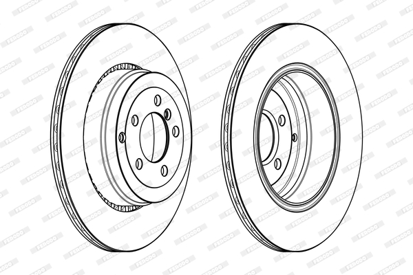 Brake Disc FERODO DDF2085C-1