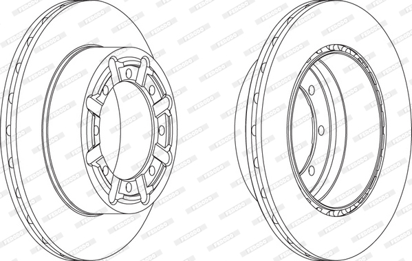Brake Disc FERODO FCR340A