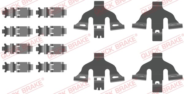 Accessory Kit, disc brake pad QUICK BRAKE 109-0093