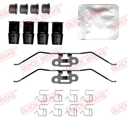 Accessory Kit, disc brake pad QUICK BRAKE 109-0202