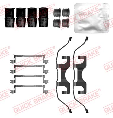 Accessory Kit, disc brake pad QUICK BRAKE 109-0208