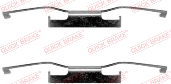 Accessory Kit, disc brake pad QUICK BRAKE 109-1011