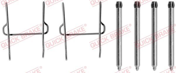 Accessory Kit, disc brake pad QUICK BRAKE 109-1081