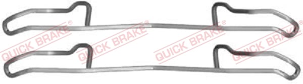 Accessory Kit, disc brake pad QUICK BRAKE 109-1100