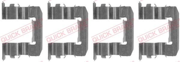 Accessory Kit, disc brake pad QUICK BRAKE 109-1184