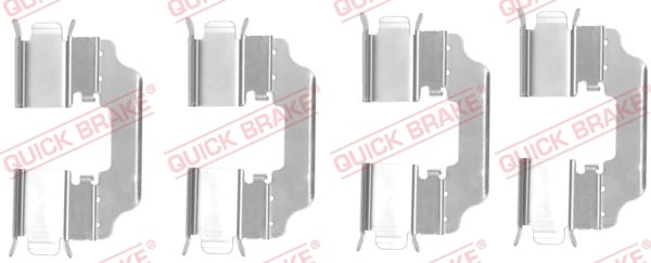 Accessory Kit, disc brake pad QUICK BRAKE 109-1770