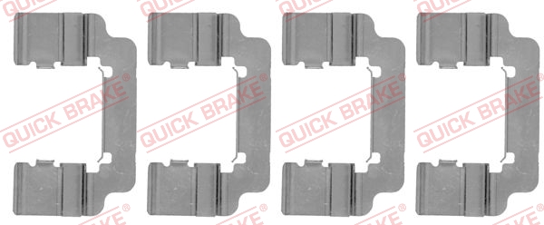 Accessory Kit, disc brake pad QUICK BRAKE 109-1777