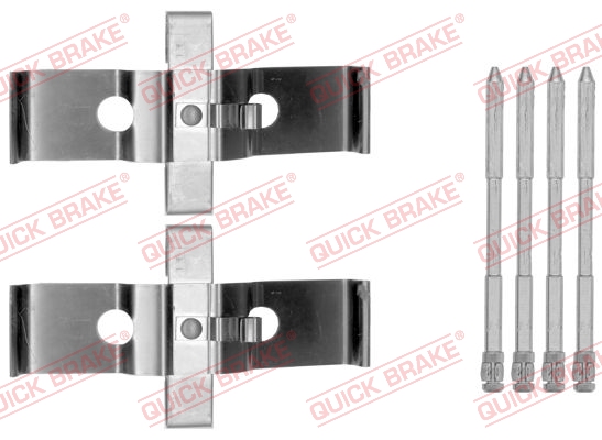 Accessory Kit, disc brake pad QUICK BRAKE 109-1796