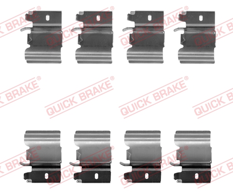 Accessory Kit, disc brake pad QUICK BRAKE 109-1823