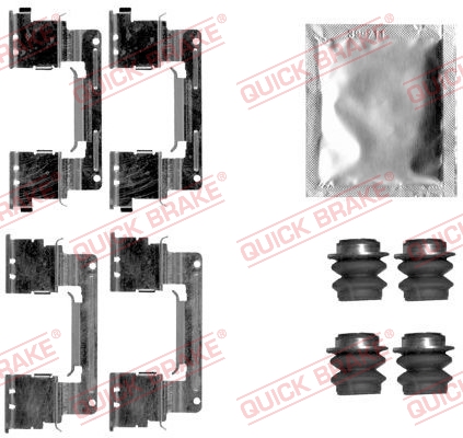 Accessory Kit, disc brake pad QUICK BRAKE 109-1838