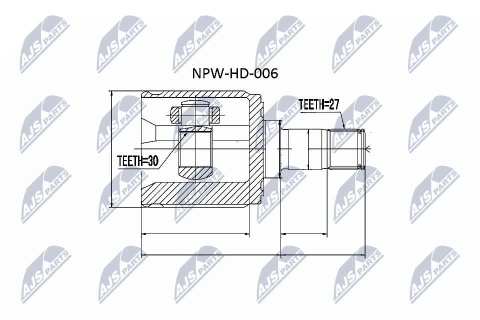 Joint Kit, drive shaft NTY NPW-HD-006