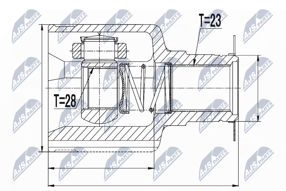 Joint Kit, drive shaft NTY NPW-RE-055