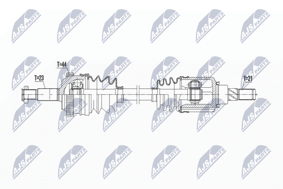 Drivaxel NTY NPW-RE-201