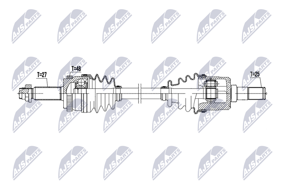 Wał napędowy NTY NPW-HY-679