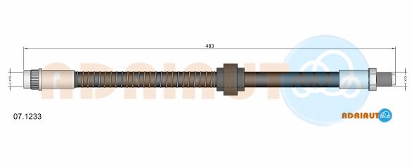 Brake Hose ADRIAUTO 07.1233