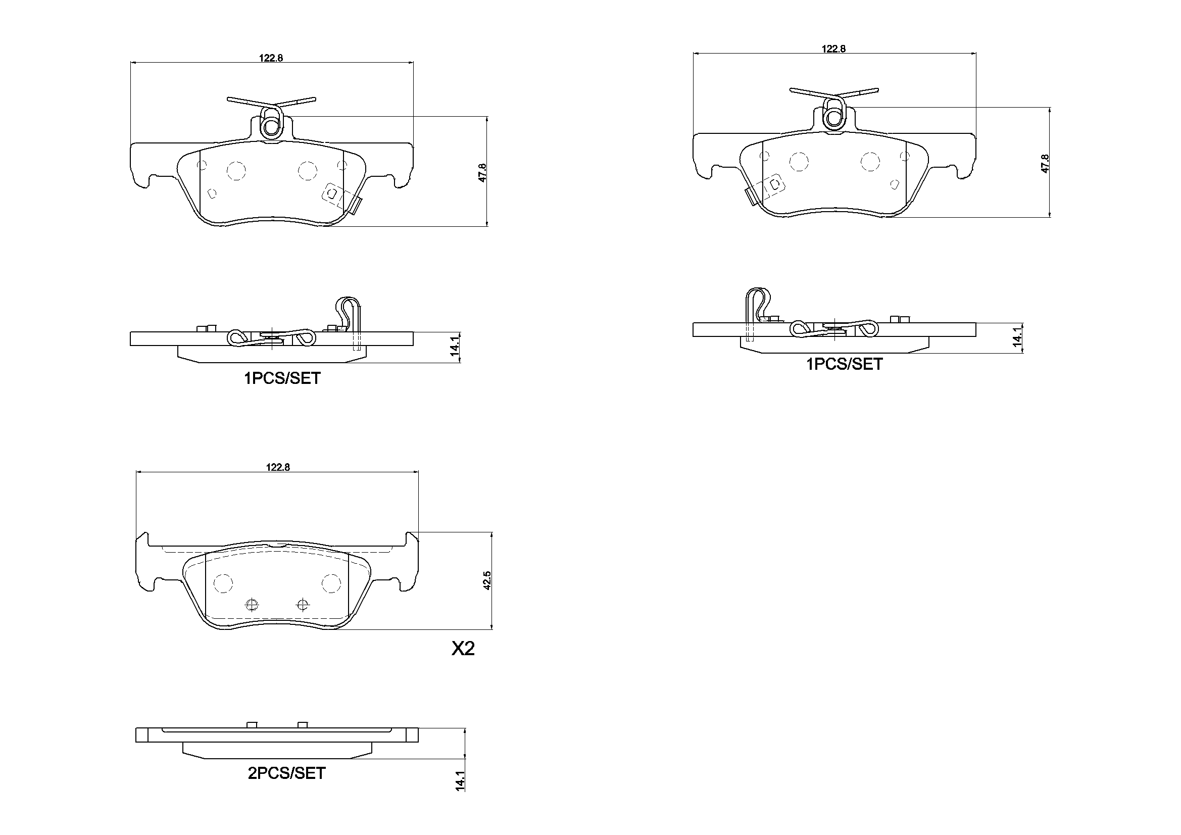 Jarrupalasarja, levyjarru BREMBO P 28 110