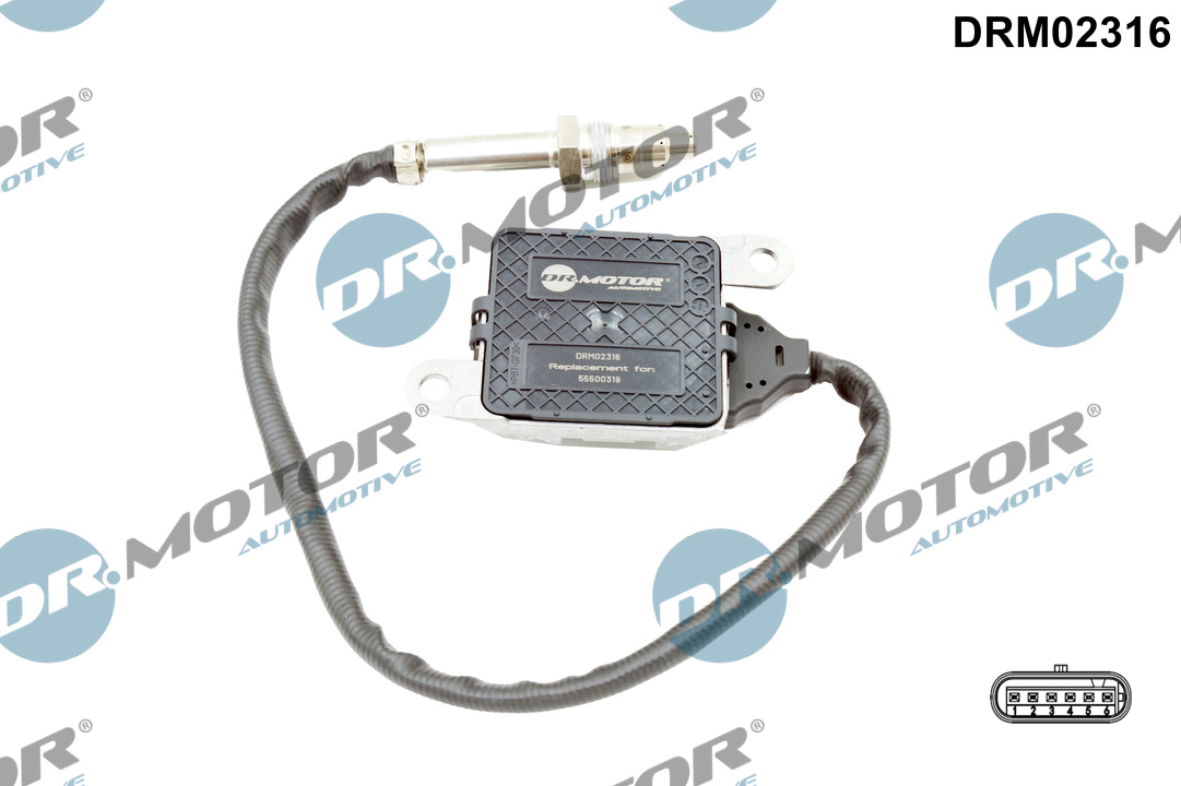 NOx Sensor, NOx catalytic converter Dr.Motor Automotive DRM02316