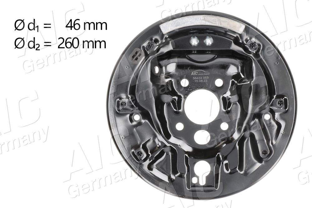 Cover Sheet, brake drum AIC 56434