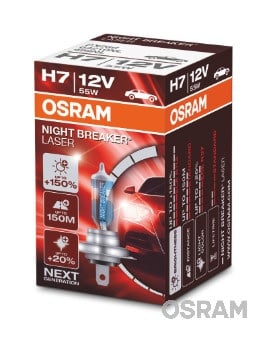 Halogenlampa OSRAM NIGHT BREAKER LASER 12V H7 55W