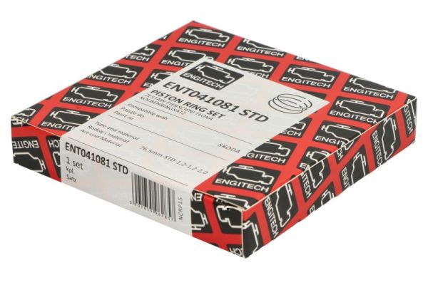 Piston Ring Kit ENGITECH ENT041081 STD