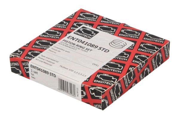 Piston Ring Kit ENGITECH ENT041089 STD
