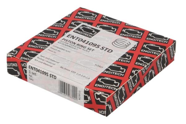 Piston Ring Kit ENGITECH ENT041095 STD