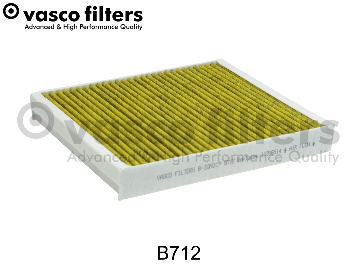 Filter, cabin air DAVID VASCO B712