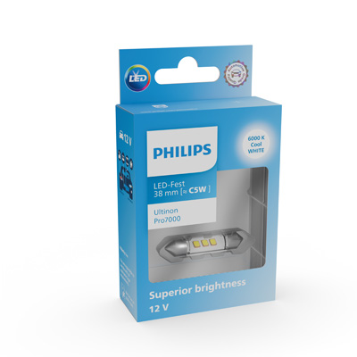 Bulb, licence plate light PHILIPS 11854CU70X1