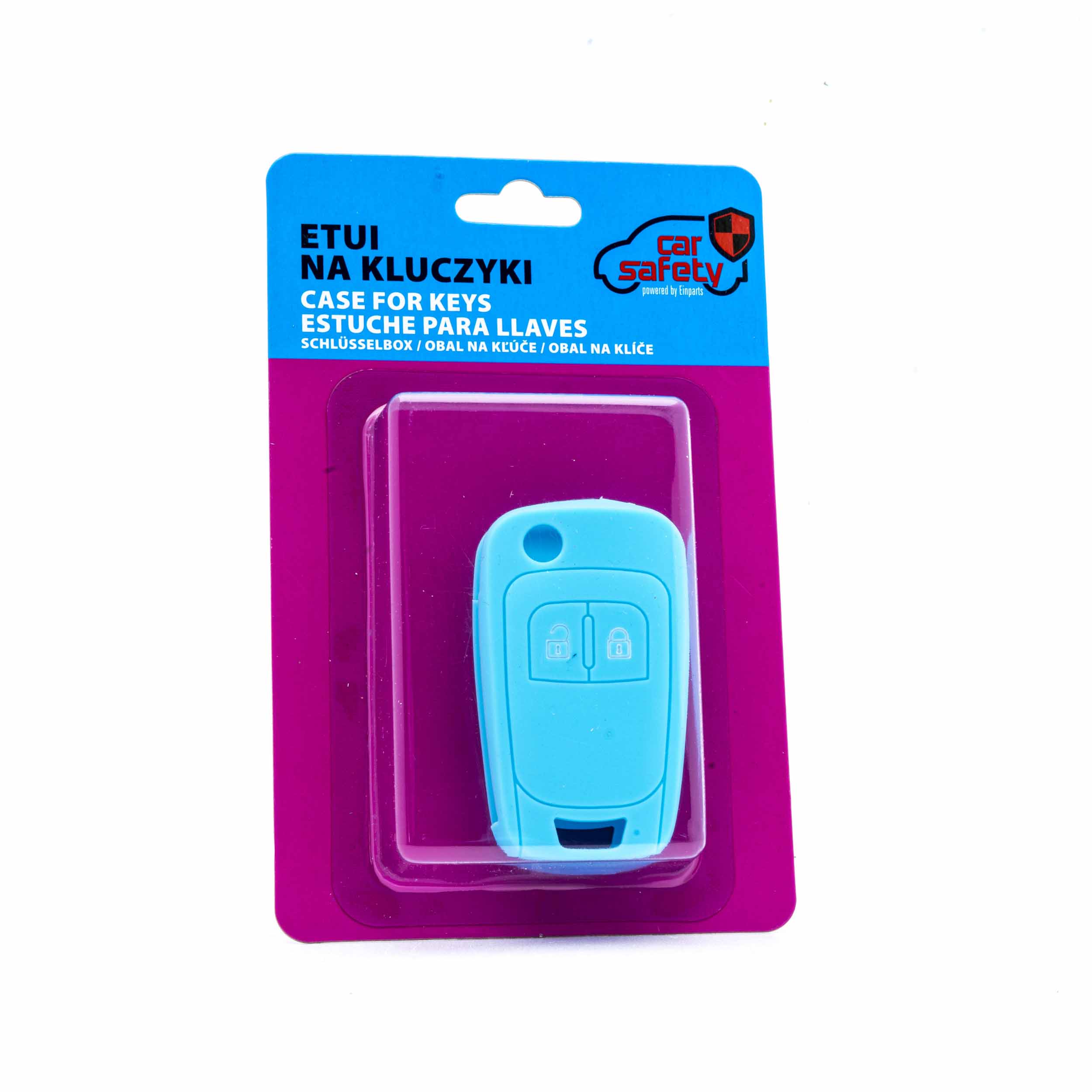 Housing, car key EINPARTS EPKC26 LIGHT BLUE
