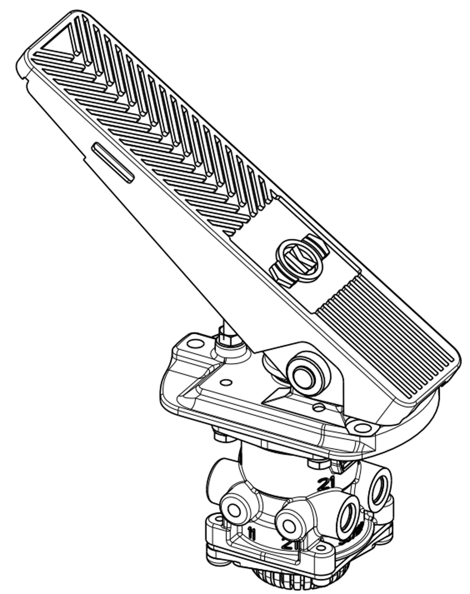 Brake Valve, service brake KNORR-BREMSE K124008N00