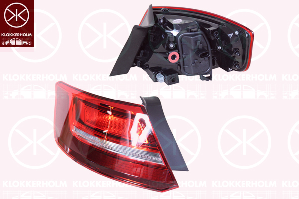 Tail Light Assembly KLOKKERHOLM 00270721A1