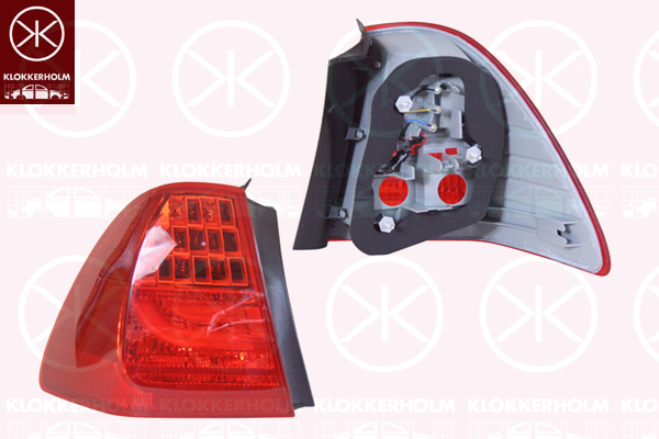 Tail Light Assembly KLOKKERHOLM 00620725