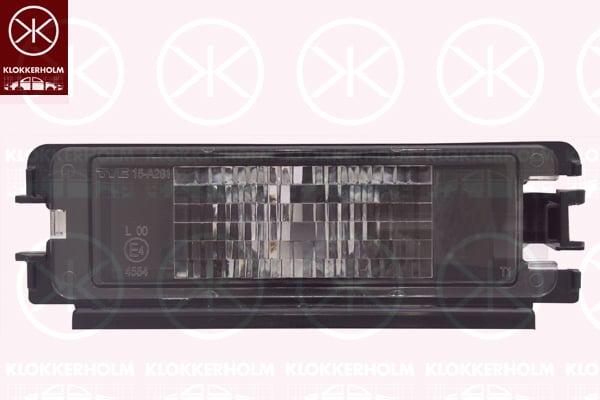 Licence Plate Light KLOKKERHOLM 13020850