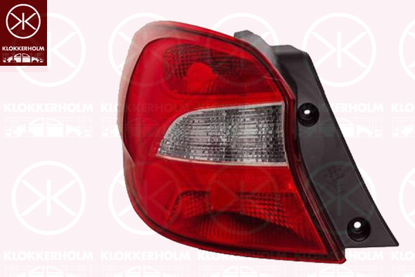 Tail Light Assembly KLOKKERHOLM 25040712