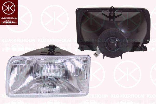 Headlight KLOKKERHOLM 25610128
