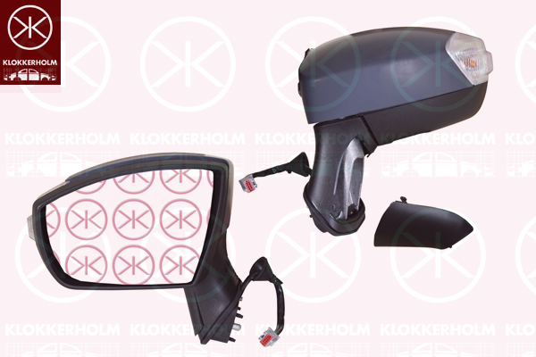 Exterior Mirror KLOKKERHOLM 25781043A1