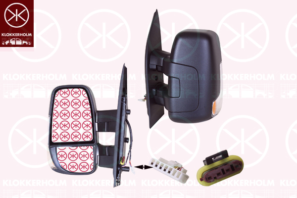 Exterior Mirror KLOKKERHOLM 30821011